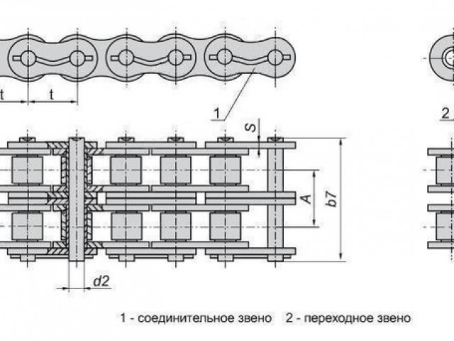 Цепь 2ПРТ-50,8