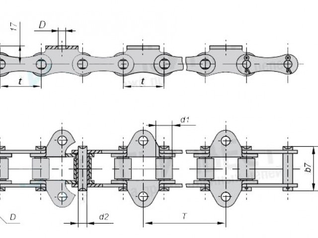 Цепь ТРД-38-4600-1-2-8-Т