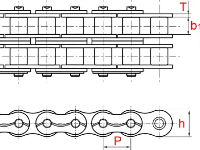 Цепь 140-2 повышенной точности и прочности (140-2 API)