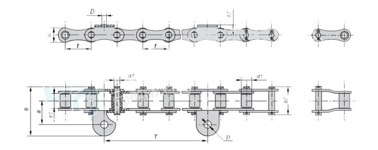 Цепь ТРД-38-5600-3-10-8