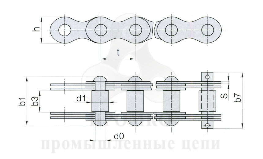 Цепь G1000-1-100